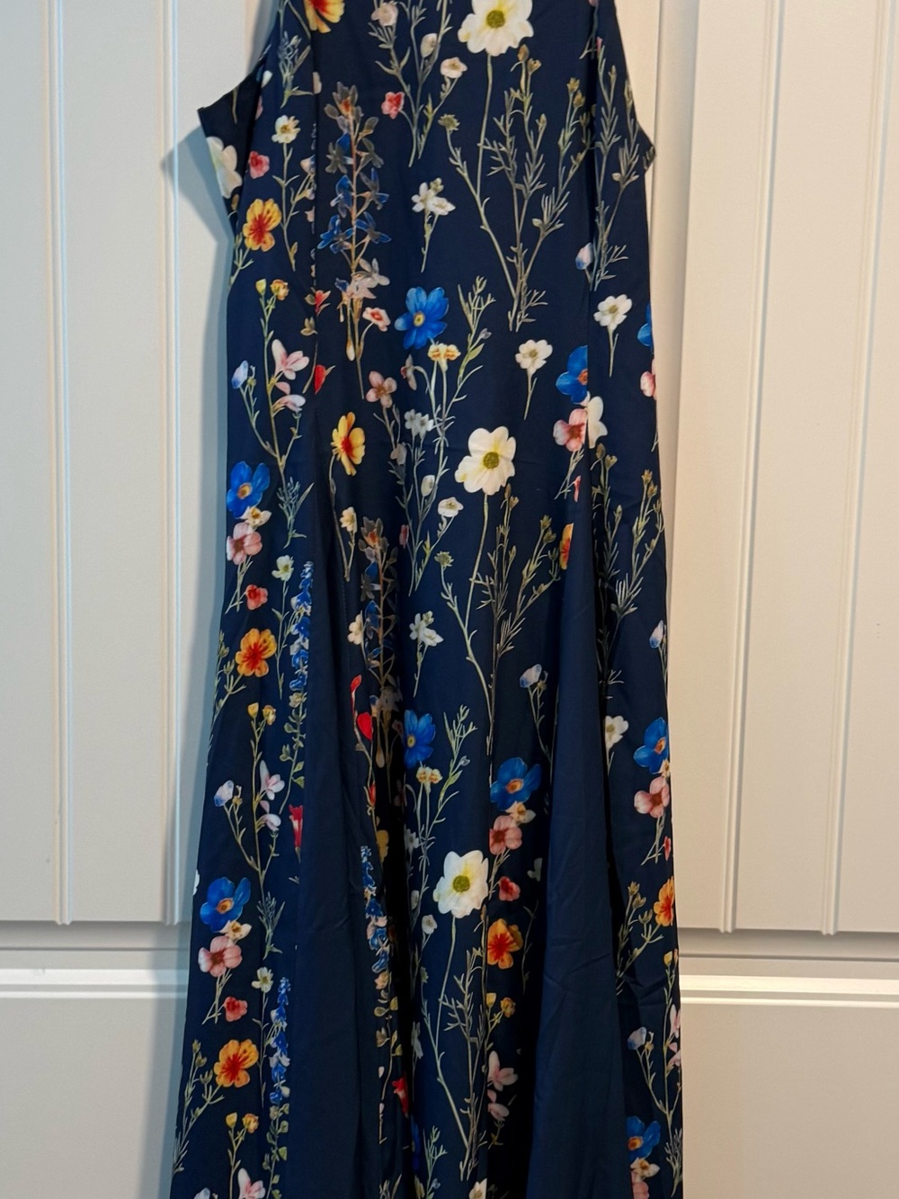 Navy Floral Maxi Dress - Easy Breezy Women's Summer Dress